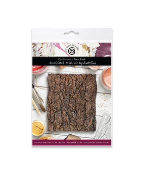 Katy Sue Designs Cosmic Shimmer Silicone Mould Continuous Tree Bark (DM0048-CS)
