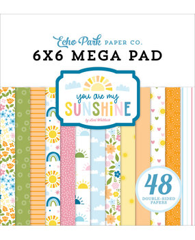 Echo Park You Are My Sunshine 6x6 Inch Cardmakers Mega Pad (YMS482031)