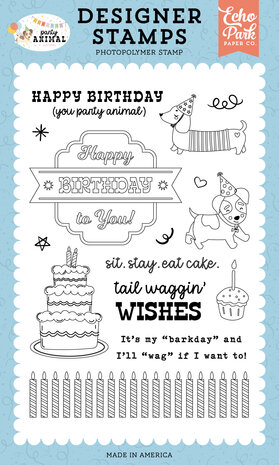 Echo Park Party Animal Designer Stamps Barkday (PA480045) Echo Park Party Animal Designer Stamps Barkday (PA480045)