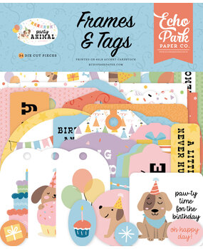 Echo Park Party Animal Frames & Tags (PA480025)