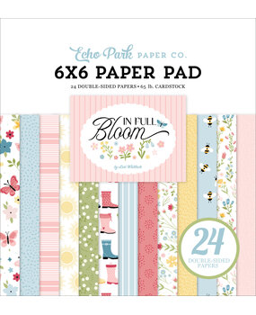 Echo Park In Full Bloom 6x6 Inch Paper Pad (IFB484023)