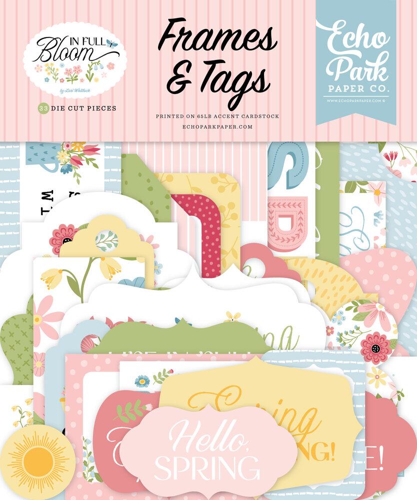 Echo Park In Full Bloom Frames & Tags (IFB484025) Echo Park In Full Bloom Frames & Tags (IFB484025)