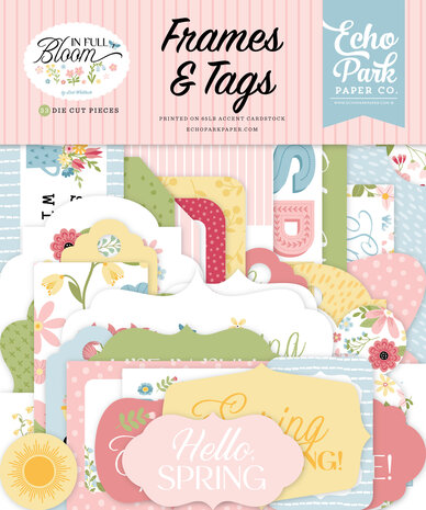 Echo Park In Full Bloom Frames & Tags (IFB484025) Echo Park In Full Bloom Frames & Tags (IFB484025)