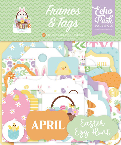 Echo Park Easter Basket Frames & Tags (EB483025) Echo Park Easter Basket Frames & Tags (EB483025)