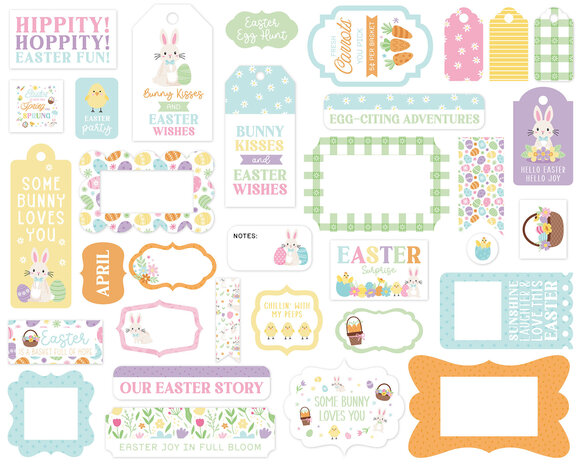 Echo Park Easter Basket Frames & Tags (EB483025) Echo Park Easter Basket Frames & Tags (EB483025)