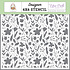 Easter Basket Stencil Spring Stems (EB483034) Easter Basket Stencil Spring Stems (EB483034)