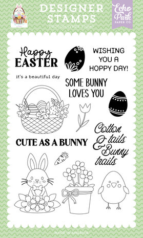 Echo Park Easter Basket Stamps Hoppy Day (EB483045) Echo Park Easter Basket Stamps Hoppy Day (EB483045)