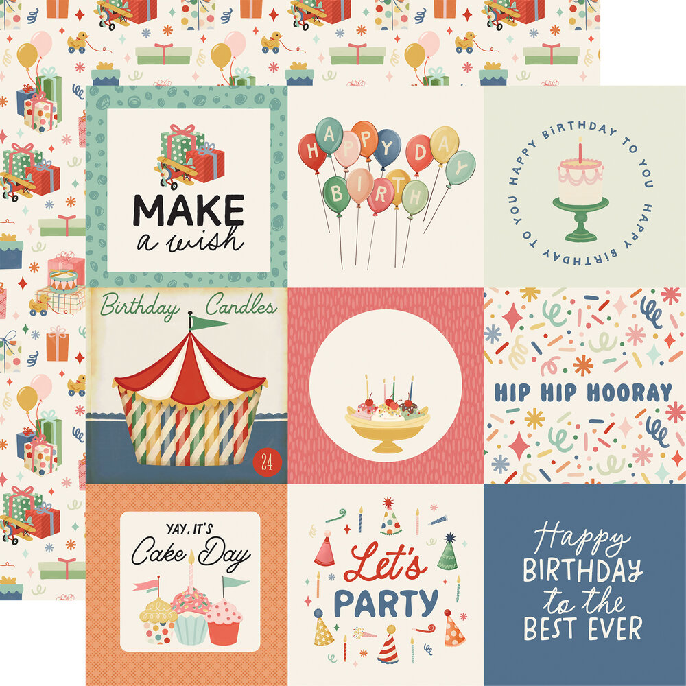 Carta Bella They Say It's Your Birthday 12x12 Inch Collection Kit (CBYS481016) Carta Bella They Say It's Your Birthday 12x12 Inch Collection Kit (CBYS481016)