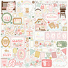 Carta Bella Little Lullabies Baby Girl 12x12 Inch Collection Kit (CBLUG486016)