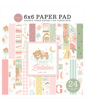 Carta Bella Little Lullabies Baby Girl 6x6 Inch Paper Pad (CBLUG486023)