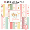 Carta Bella Little Lullabies Baby Girl 6x6 Inch Cardmakers Mega Pad (CBLUG486031)