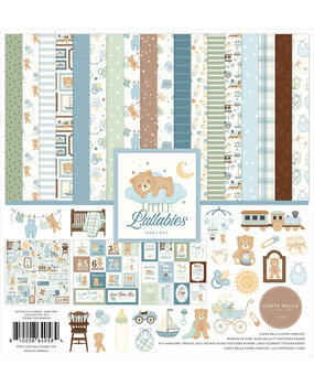 Carta Bella Little Lullabies Baby Boy 12x12 Inch Collection Kit (CBLUB485016)