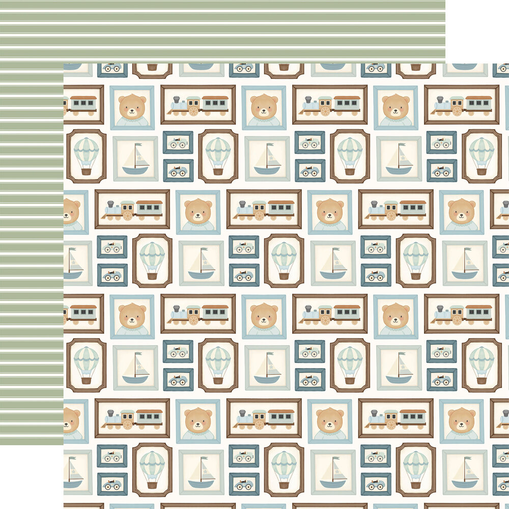 Carta Bella Little Lullabies Baby Boy 12x12 Inch Collection Kit (CBLUB485016) Carta Bella Little Lullabies Baby Boy 12x12 Inch Collection Kit (CBLUB485016)