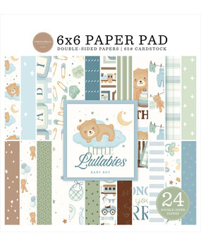 Carta Bella Little Lullabies Baby Boy 6x6 Inch Paper Pad (CBLUB485023)