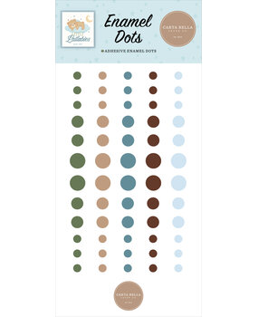 Carta Bella Little Lullabies Baby Boy Enamel Dots (CBLUB485028)
