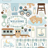 Carta Bella Little Lullabies Baby Boy Sticker Book (CBLUB485029)