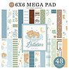Carta Bella Little Lullabies Baby Boy 6x6 Inch Cardmakers Mega Pad (CBLUB485031) Carta Bella Little Lullabies Baby Boy 6x6 Inch Cardmakers Mega Pad (CBLUB485031)