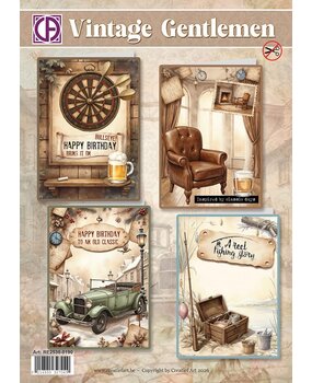 Creatief Art Vintage Gentlemen Card Kit (RE2530-0190)