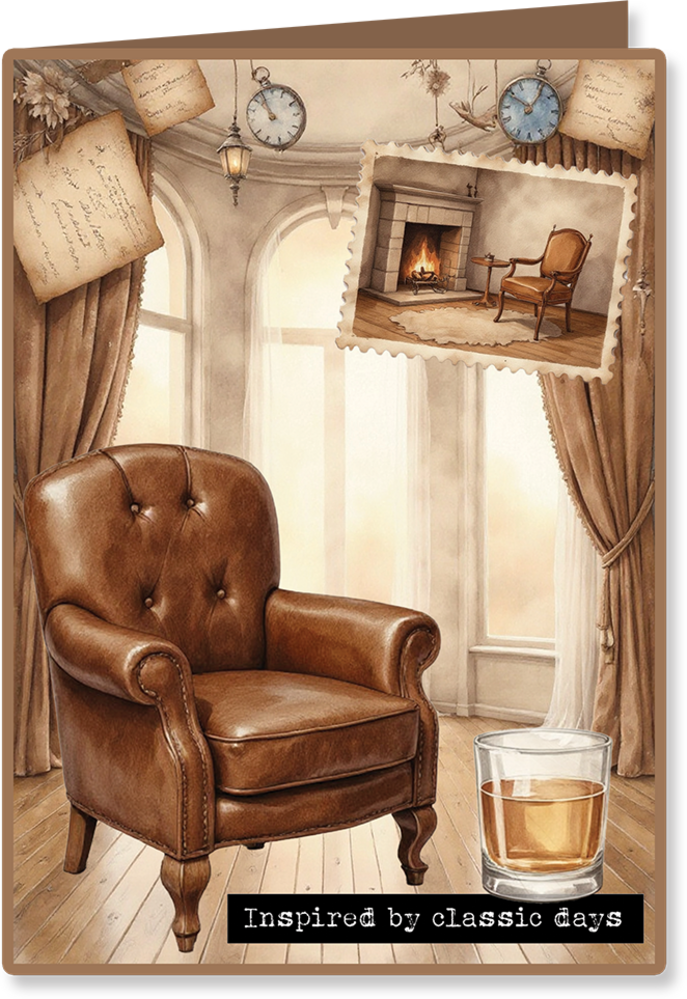 Creatief Art Vintage Gentlemen Card Kit (RE2530-0190) Creatief Art Vintage Gentlemen Card Kit (RE2530-0190)