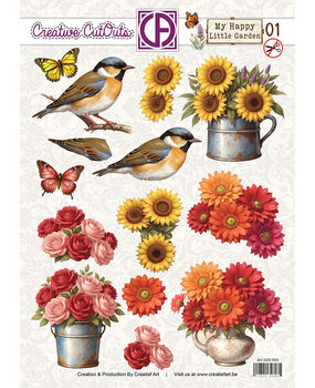 Creatief Art My Happy Little Garden 01 Creative CutOuts (CCO-033)