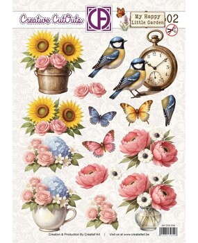 Creatief Art My Happy Little Garden 02 Creative CutOuts (CCO-034)