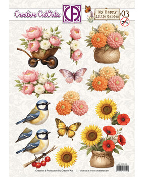 Creatief Art My Happy Little Garden 03 Creative CutOuts (CCO-035)
