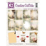 Creatief Art My Happy Little Garden A6 Collage Paper (CCOA-PLUS-001)