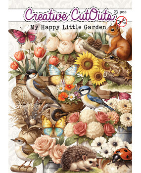 Creatief Art My Happy Little Garden Die-Cuts Creative CutOuts (23pcs) (CCODC-PLUS-001)
