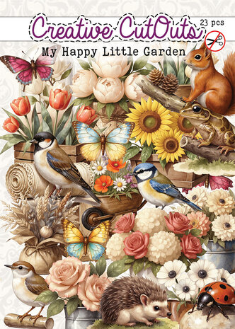 Creatief Art My Happy Little Garden Die-Cuts Creative CutOuts (23pcs) (CCODC-PLUS-001) Creatief Art My Happy Little Garden Die-Cuts Creative CutOuts (23pcs) (CCODC-PLUS-001)