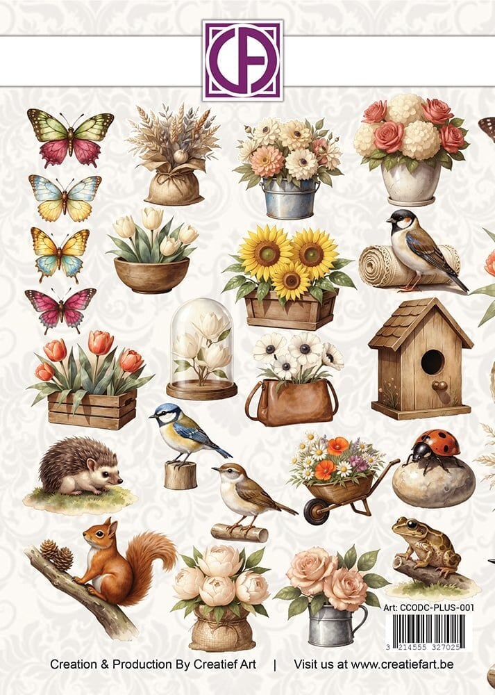 Creatief Art My Happy Little Garden Die-Cuts Creative CutOuts (23pcs) (CCODC-PLUS-001) Creatief Art My Happy Little Garden Die-Cuts Creative CutOuts (23pcs) (CCODC-PLUS-001)