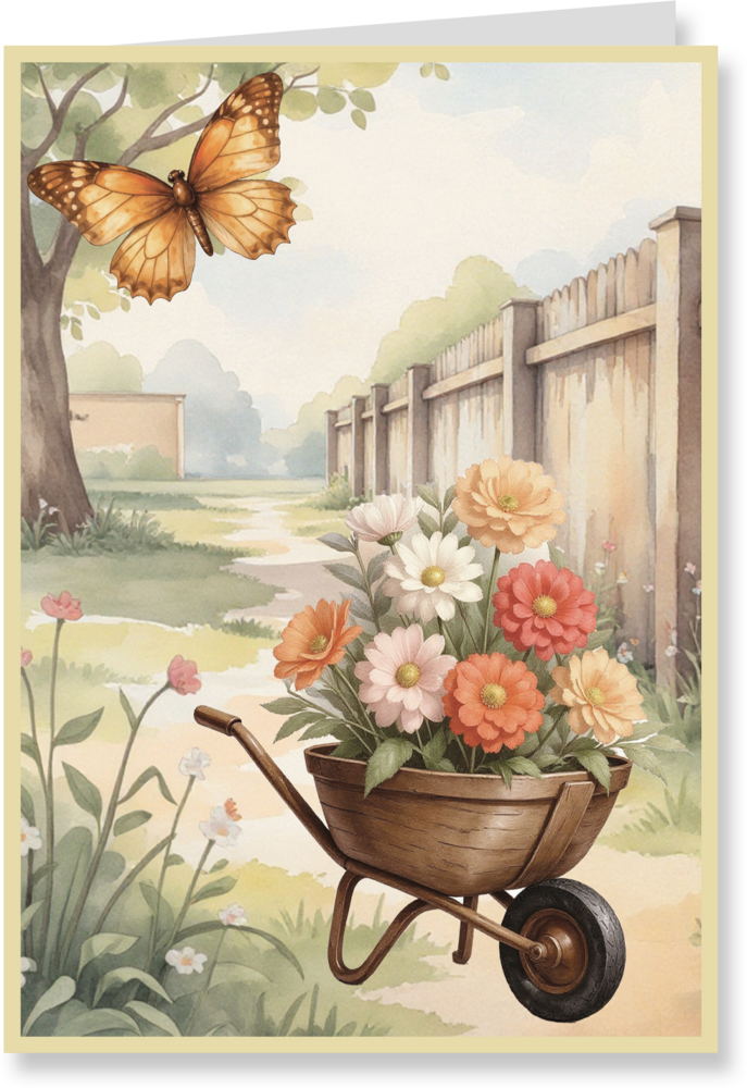 Creatief Art My Happy Little Garden Card Kit (RE2530-0191) Creatief Art My Happy Little Garden Card Kit (RE2530-0191)