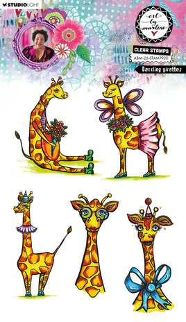 Art By Marlene Dazzling Giraffes Clear Stamp (ABM-26-STAMP920) Art By Marlene Dazzling Giraffes Clear Stamp (ABM-26-STAMP920)