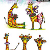 Art By Marlene Dazzling Giraffes Clear Stamp (ABM-26-STAMP920) Art By Marlene Dazzling Giraffes Clear Stamp (ABM-26-STAMP920)