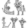 Art By Marlene Dazzling Giraffes Clear Stamp (ABM-26-STAMP920) Art By Marlene Dazzling Giraffes Clear Stamp (ABM-26-STAMP920)