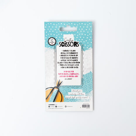 Art By Marlene Crafty Scissors Stonewashed Blades Small 3,5 Inch (ABM-26-SCIS05)