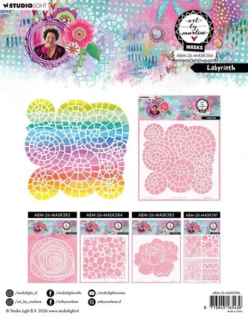 Art By Marlene Labyrinth Mask (ABM-26-MASK386)