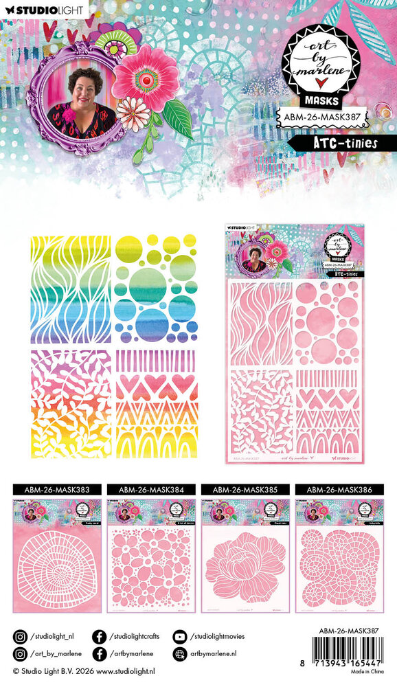 Art By Marlene ATC-tinies Mask (ABM-26-MASK387)