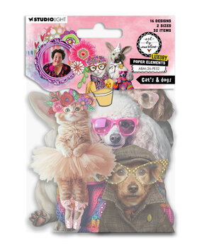 Art By Marlene Cat's & Dogs Luxury Paper Elements (ABM-26-PE52)