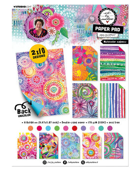 Art By Marlene Multicolor Madness Paper Pad (ABM-26-DPP417)
