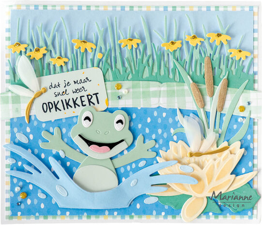 Marianne Design Clear Stamps Kaertjes & Co Opkikkers (CS1190)