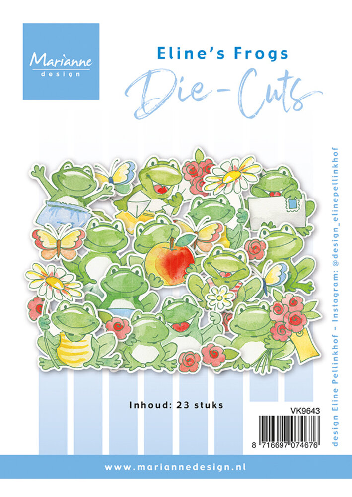 Marianne Design Die-Cuts Eline's Frogs (VK9643)