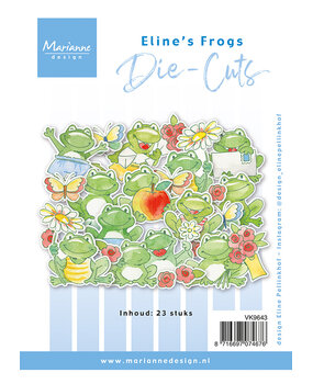 Marianne Design Die-Cuts Eline's Frogs (VK9643) Marianne Design Die-Cuts Eline's Frogs (VK9643)