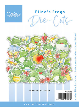 Marianne Design Die-Cuts Eline's Frogs (VK9643)