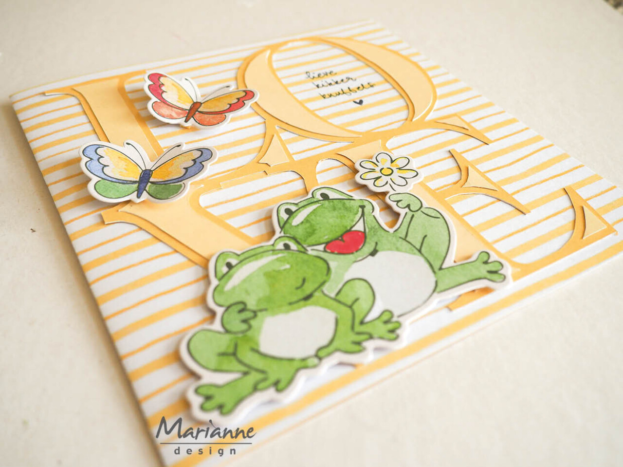 Marianne Design Stencils Craft Stencil LOVE (PS8193)