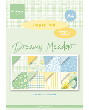 Marianne Design Dreamy Meadow A4 Paper Pad (PK9219)