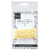 Marianne Design Decorations Bakers Twine Yellow/White (CA3228)