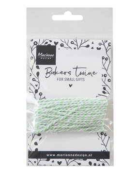 Marianne Design Decorations Bakers Twine Mint/White (CA3227)
