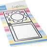 Marianne Design Craftables Flower Tag (CR1722) Marianne Design Craftables Flower Tag (CR1722)