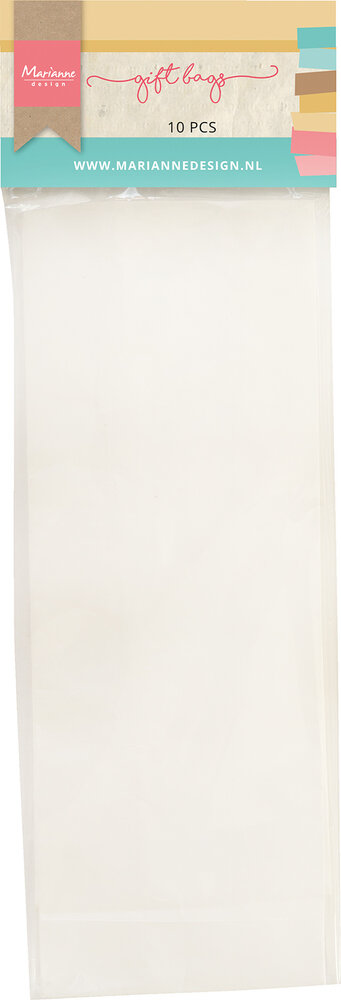Marianne Design Gift Bags White (10pcs) (LR0047)