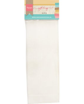 Marianne Design Gift Bags White (10pcs) (LR0047)